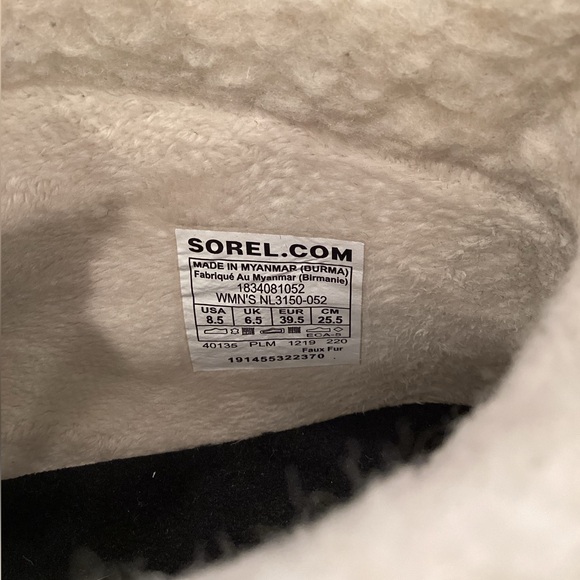 Sorel - Women’s Winter Snow Rain Lace-up Boots w/Lining - gray/tan/black - 8.5 - Picture 7 of 8